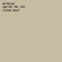 #C7BCA2 - Coral Reef Color Image